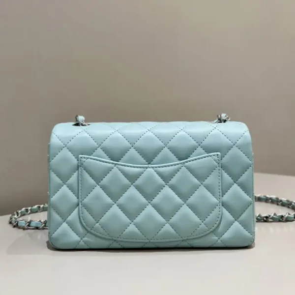 CHANEL Classic Flap 20cm Tiffany - Image 4