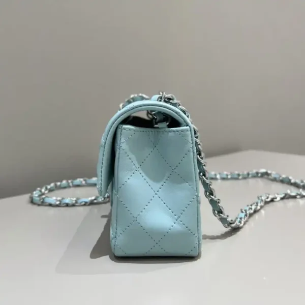 CHANEL Classic Flap 20cm Tiffany - Image 5