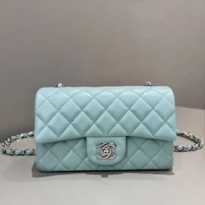 CHANEL Classic Flap 20cm Tiffany