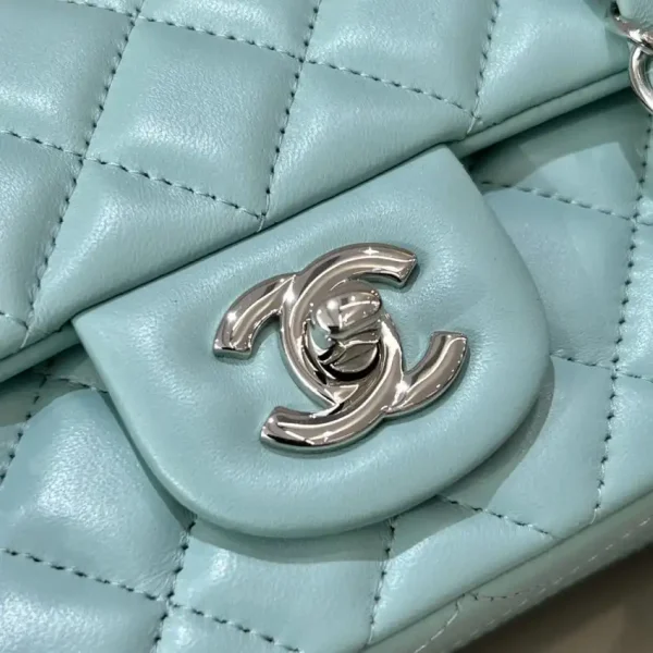 CHANEL Classic Flap 20cm Tiffany - Image 8