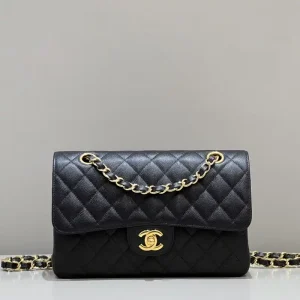 CHANEL Classic Flap 23cm Black Caviar