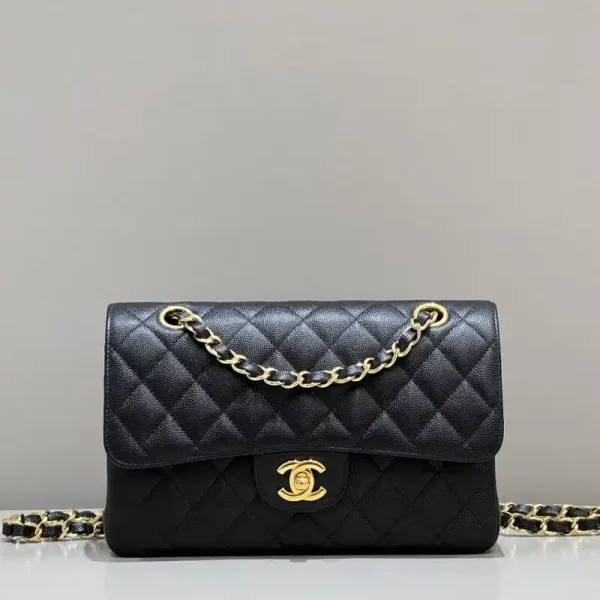 CHANEL Classic Flap 23cm Black Caviar