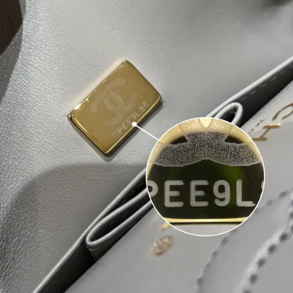CHANEL Classic Flap 23cm Gray - Image 3
