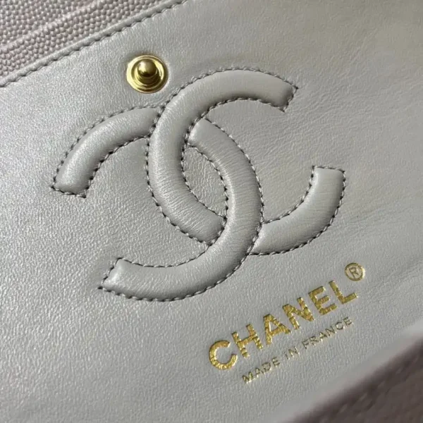 CHANEL Classic Flap 23cm Gray - Image 5