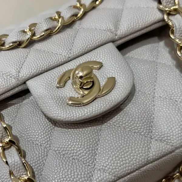 CHANEL Classic Flap 23cm Gray - Image 6