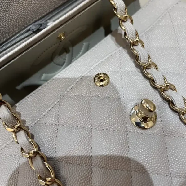 CHANEL Classic Flap 23cm Gray - Image 7