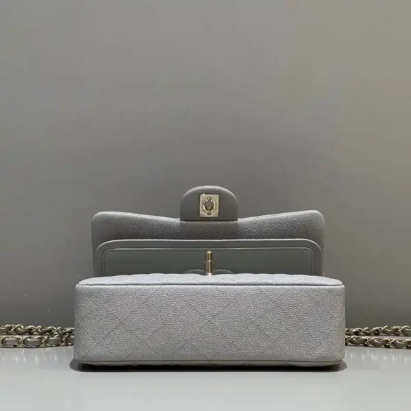 CHANEL Classic Flap 23cm Gray - Image 9