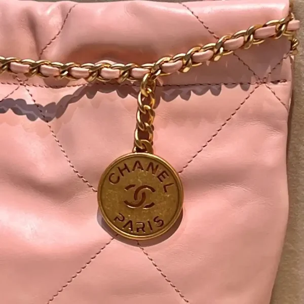 CHANEL 23s Mini Garbage Bag Pink - Image 3