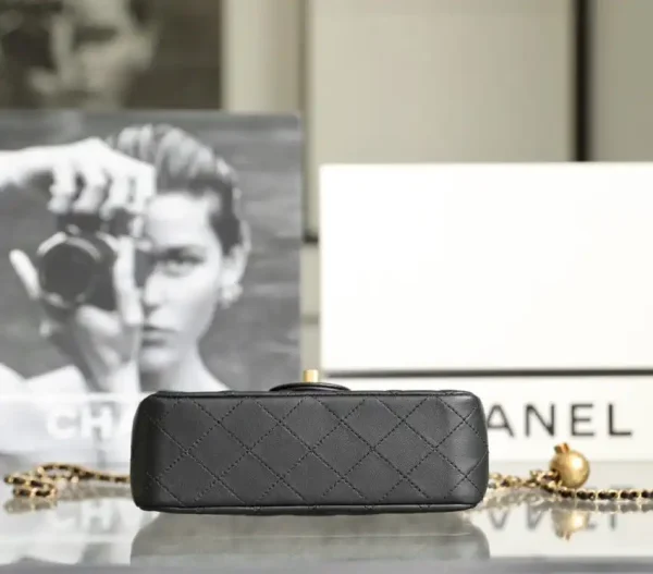 CHANEL CF 17cm Golden Ball Black - Image 6
