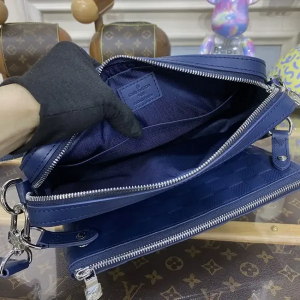 Louis Vuitton Trio Messenger Blue Grid - Image 3