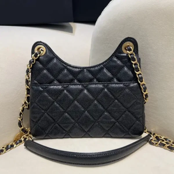 CHANEL 23c Hobo Small Black - Image 2