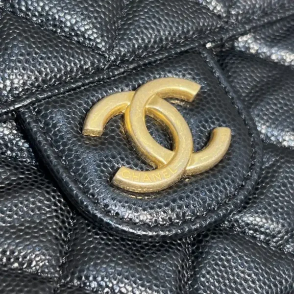 CHANEL 23c Hobo Small Black - Image 8