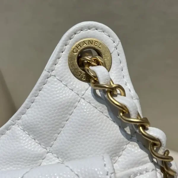 CHANEL 23c Hobo Small White - Image 8
