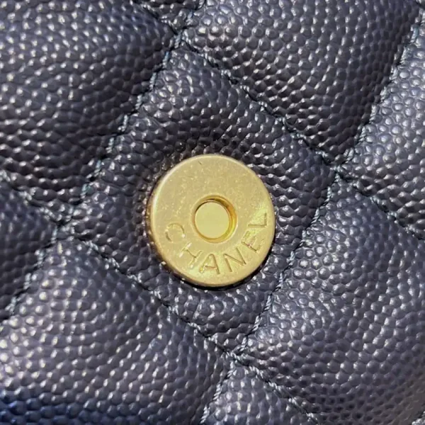 CHANEL 23c Hobo Small Dark Blue - Image 9