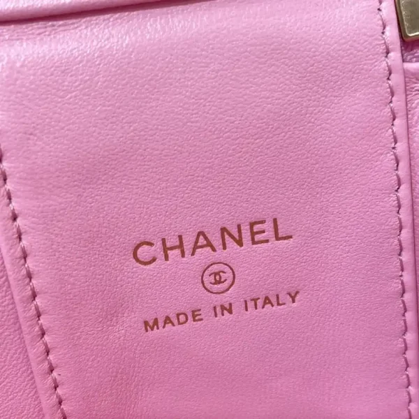 CHANEL 23P Lipstick Bag Pink - Image 8