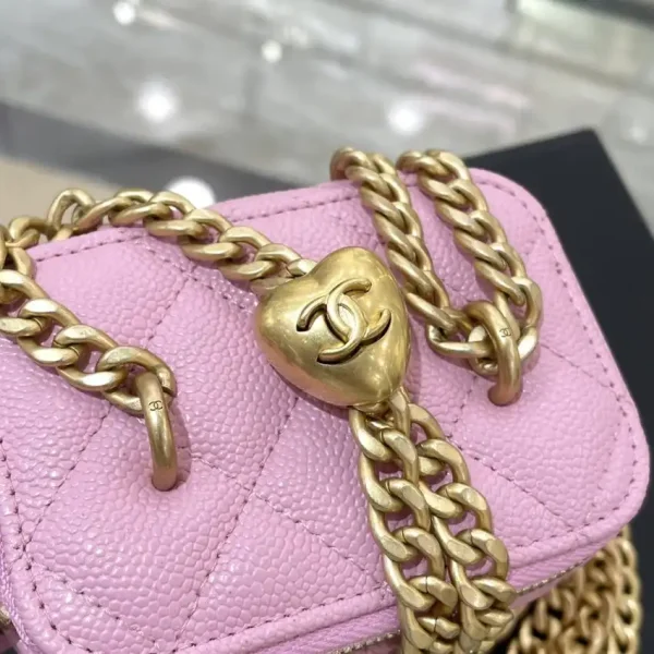 CHANEL 23P Lipstick Bag Pink - Image 9