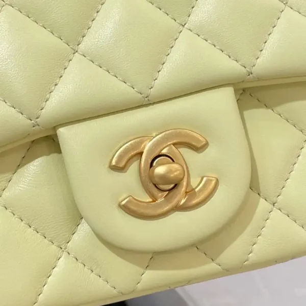 CHANEL 23S Camellia Square Yellow - Image 6