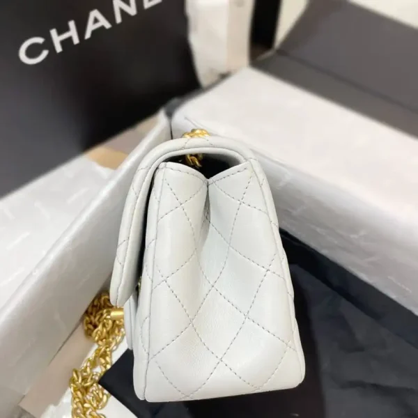 CHANEL 23S Camellia Square Light Blue - Image 2