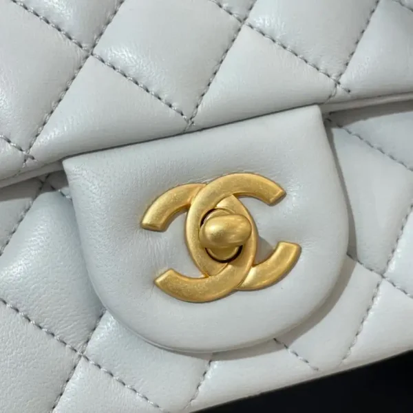 CHANEL 23S Camellia Square Light Blue - Image 5