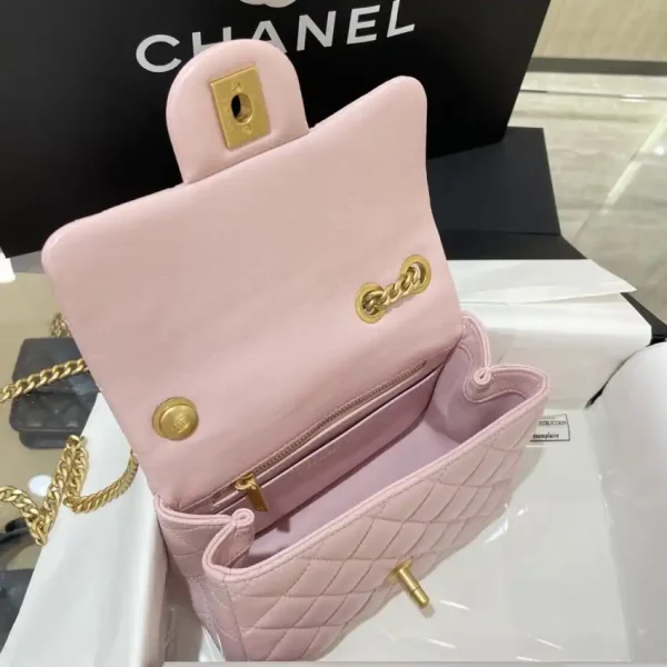 CHANEL 23S Camellia Square Pink - Image 3