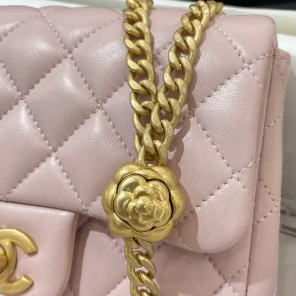 CHANEL 23S Camellia Square Pink - Image 5