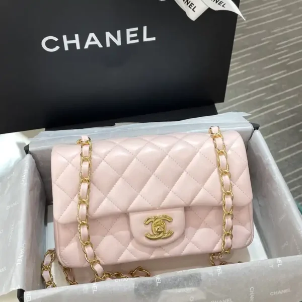 CHANEL Classic Flap 20cm Pink - Image 5
