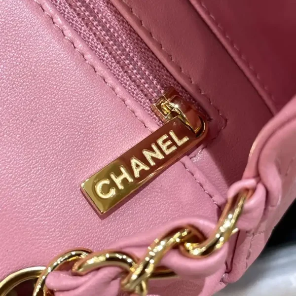 CHANEL Classic Flap 17cm Pink - Image 8