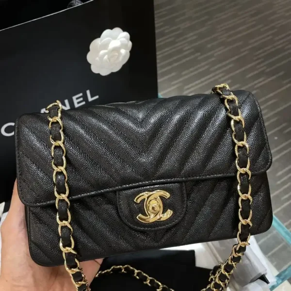 CHANEL Classic Flap V 20cm - Image 8