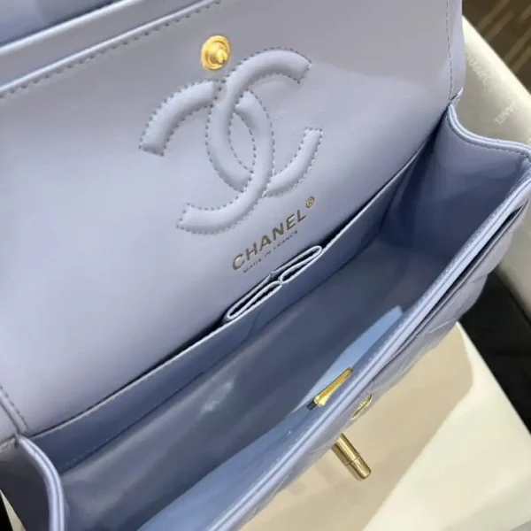 CHANEL Classic Flap 23cm Light Blue - Image 5
