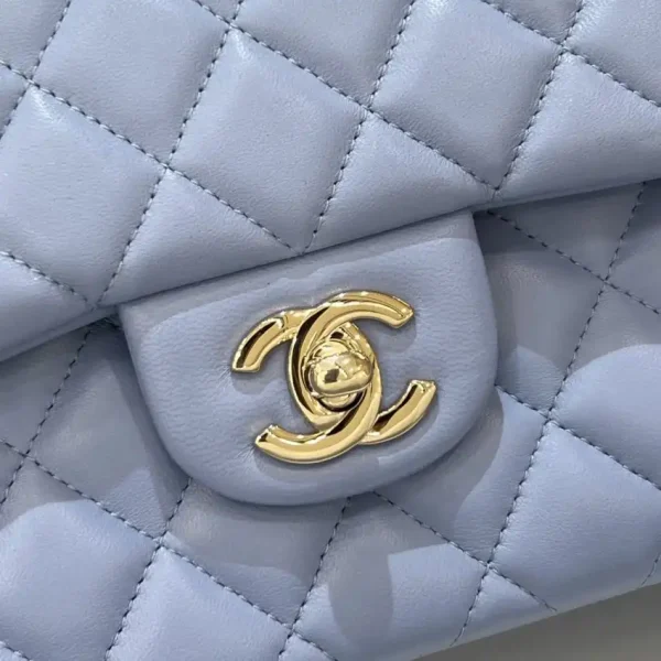 CHANEL Classic Flap 23cm Light Blue - Image 6