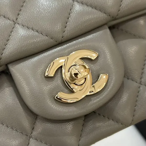 CHANEL Classic Flap 17cm Grey - Image 2