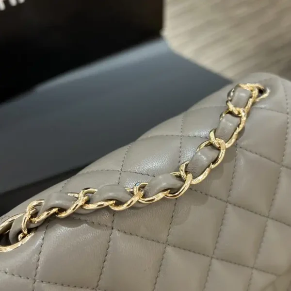 CHANEL Classic Flap 17cm Grey - Image 6