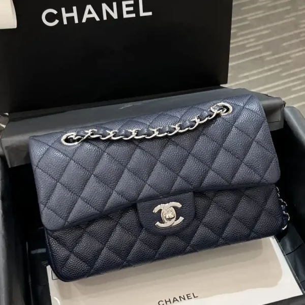 CHANEL Classic Flap 23cm Sea Blue - Image 2