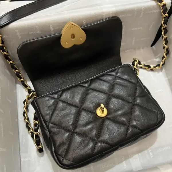 CHANEL 23s Love Enamel Flip Black - Image 3