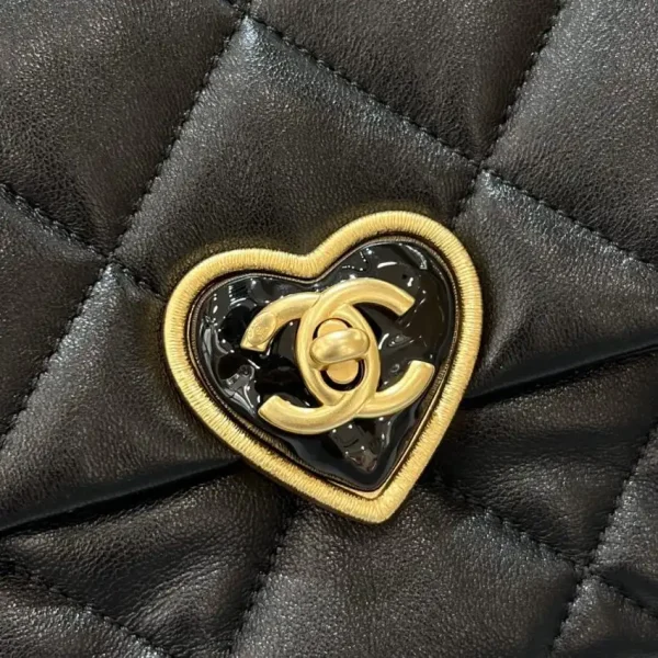 CHANEL 23s Love Enamel Flip Black - Image 5