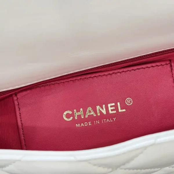 CHANEL 23s Love Enamel Flip Bag Pink - Image 7