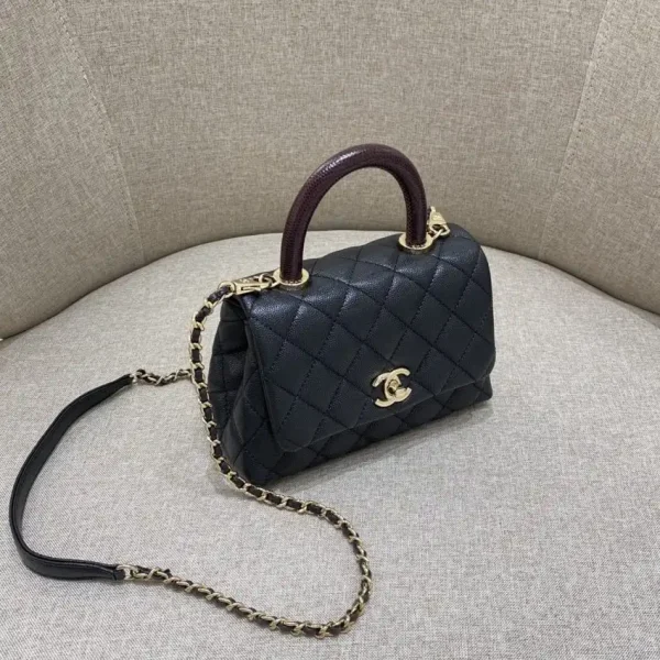 CHANEL 23P Coco Lizard Handle - Image 4