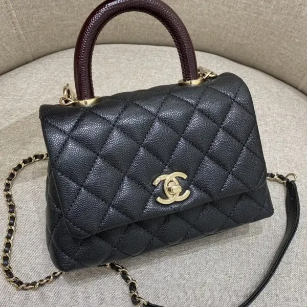 CHANEL 23P Coco Lizard Handle - Image 7