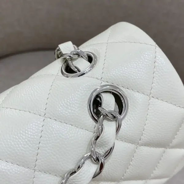 CHANEL Classic Flap 23cm White - Image 6