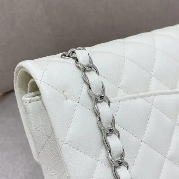 CHANEL Classic Flap 23cm White - Image 7