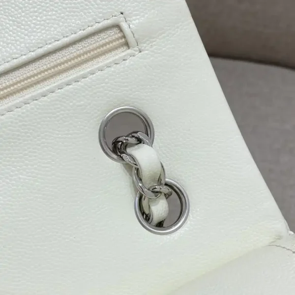 CHANEL Classic Flap 23cm White - Image 8
