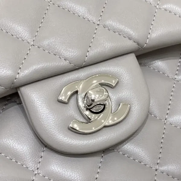 CHANEL Classic Flap 23cm Dove Grey - Image 3