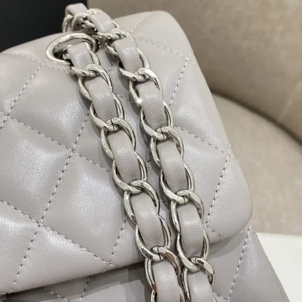 CHANEL Classic Flap 23cm Dove Grey - Image 6