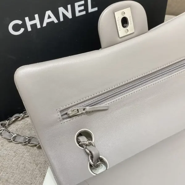 CHANEL Classic Flap 23cm Dove Grey - Image 9