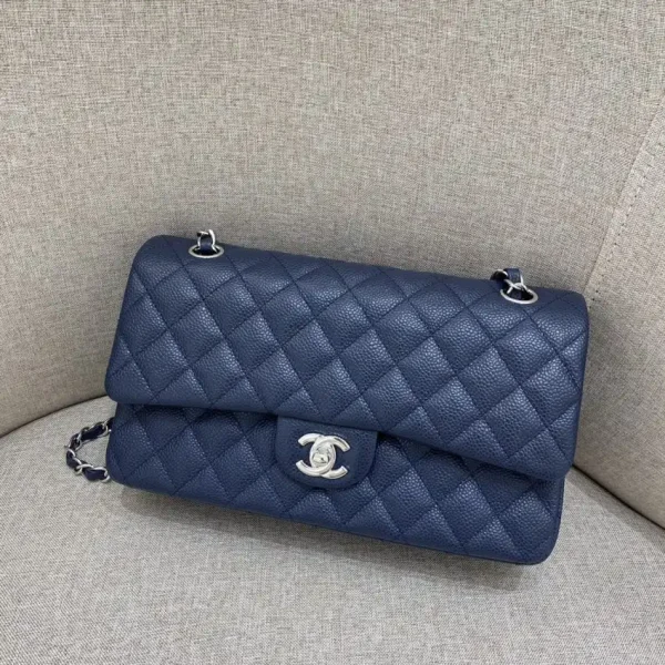 CHANEL Classic Flap 25cm Sea Blue - Image 8