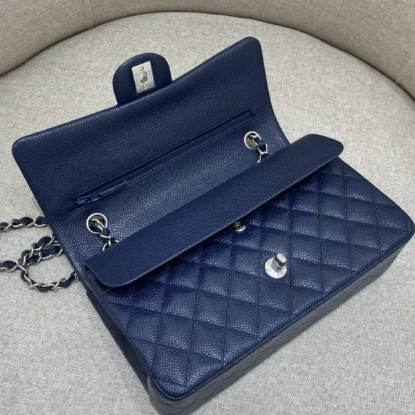 CHANEL Classic Flap 25cm Sea Blue - Image 9
