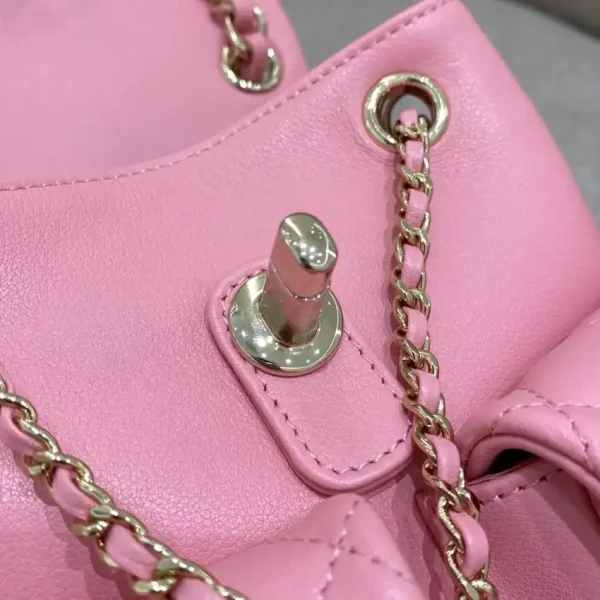 CHANEL 23A Backpack Small Pink - Image 8