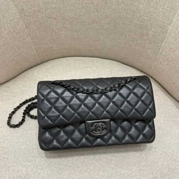 CHANEL Classic Flap 25cm All Black - Image 2