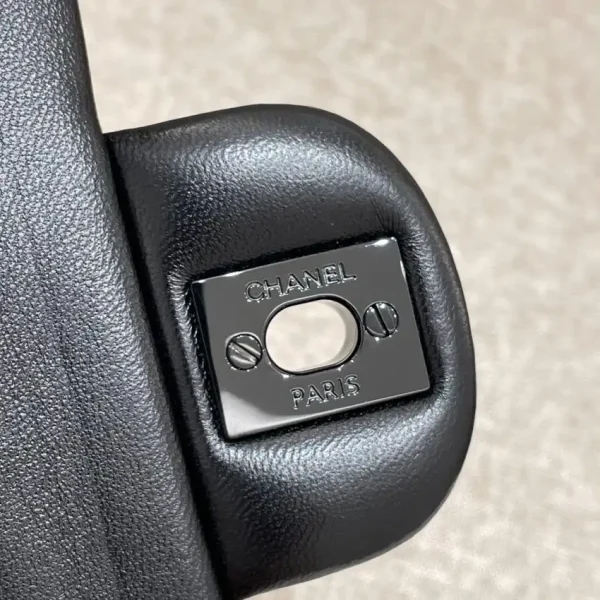 CHANEL Classic Flap 25cm All Black - Image 9