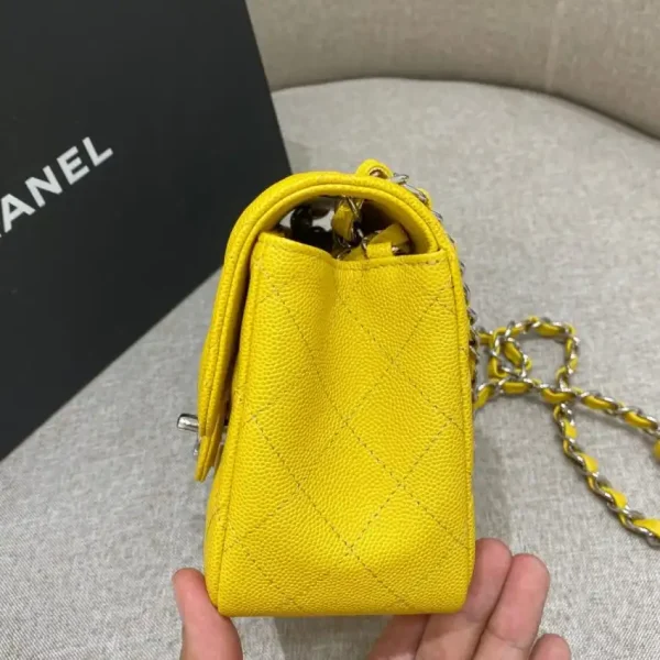 CHANEL Classic Flap 17cm Bright Yellow - Image 3